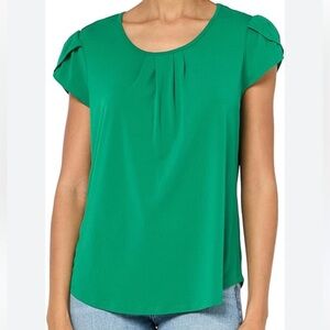 NWT Papermoon Green Women's Top size extra small